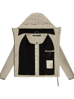 Navahoo Damen Steppjacke - Liebesküken XIV in ecru