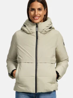 Navahoo Damen Steppjacke - Liebesküken XIV in ecru