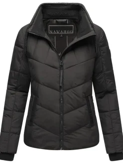 Navahoo Damen Steppjacke - Liebesfee 14 in schwarz