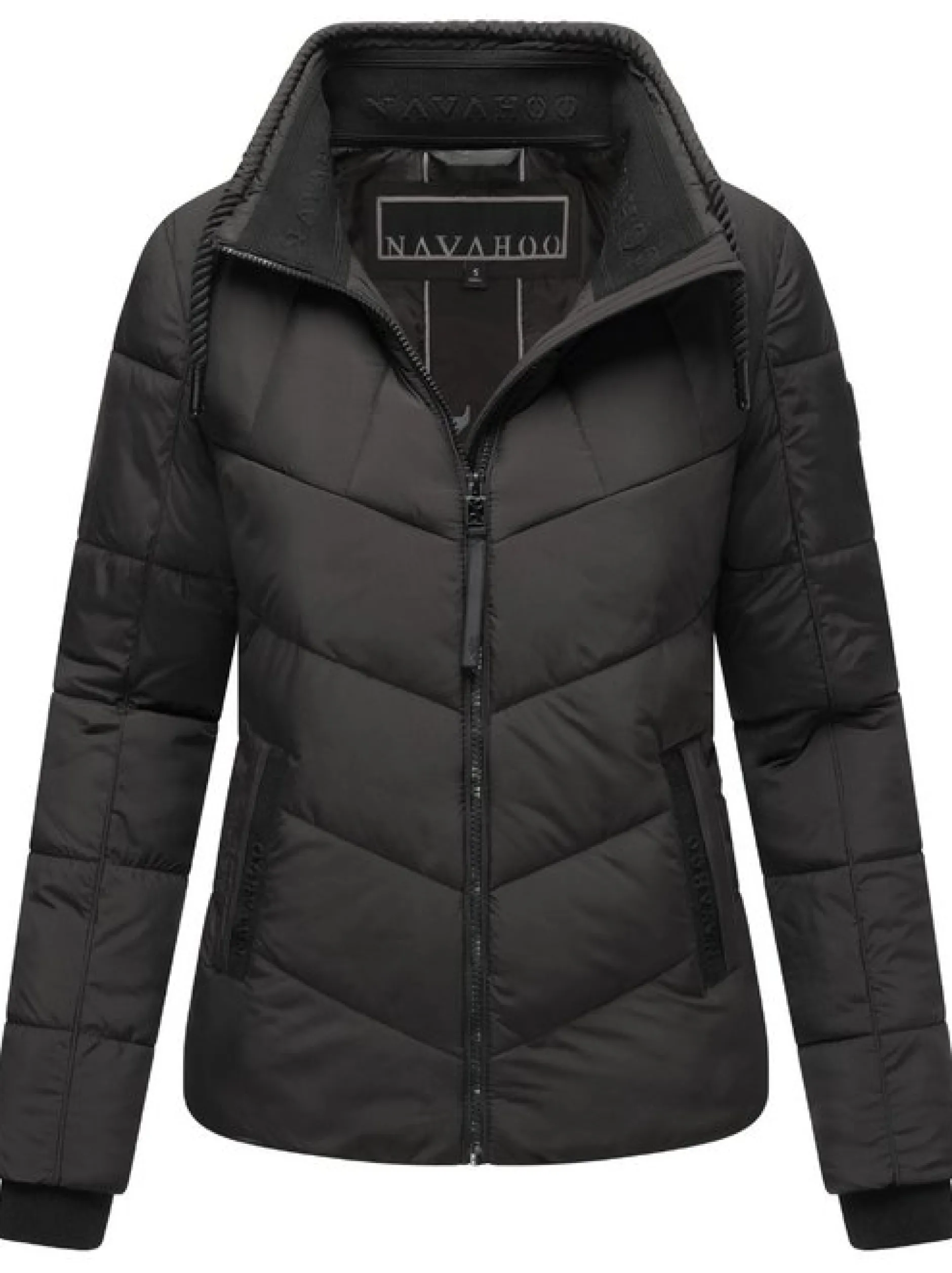 Navahoo Damen Steppjacke - Liebesfee 14 in schwarz