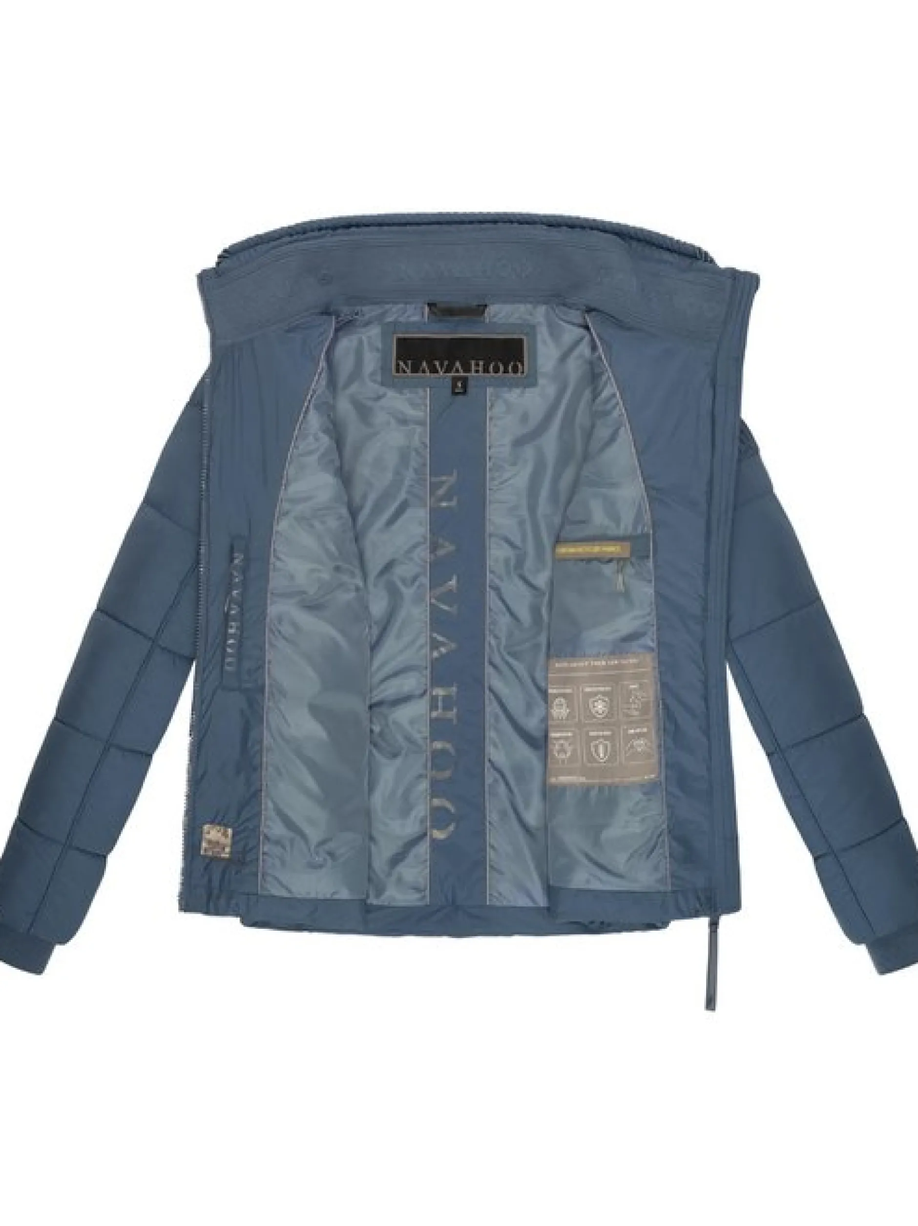 Navahoo Damen Steppjacke - Liebesfee 14 in blau