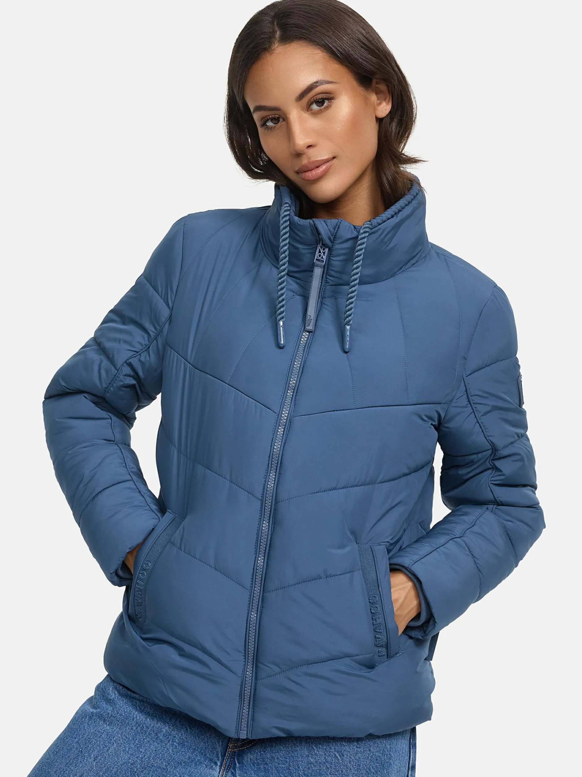 Navahoo Damen Steppjacke - Liebesfee 14 in blau