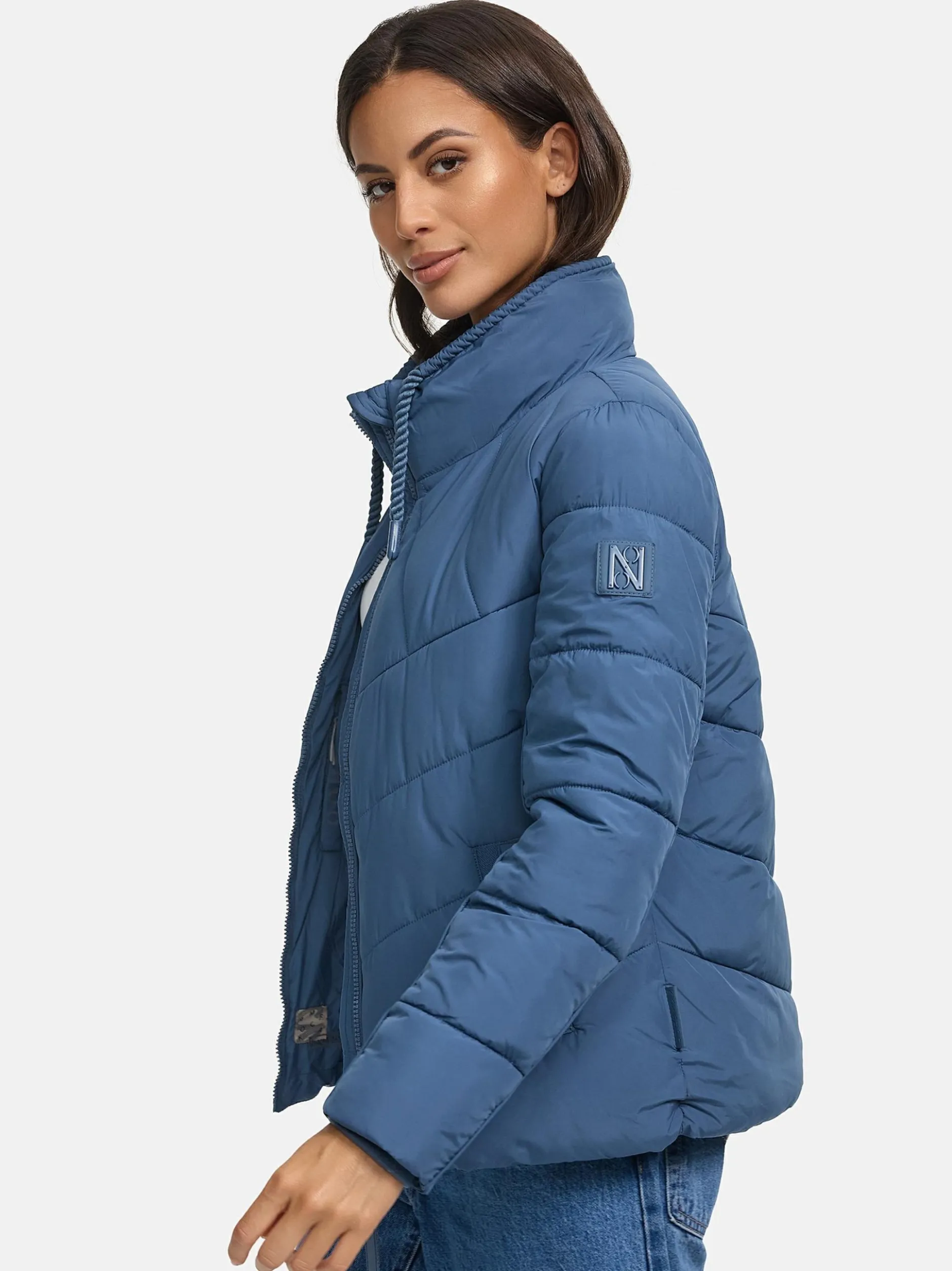 Navahoo Damen Steppjacke - Liebesfee 14 in blau