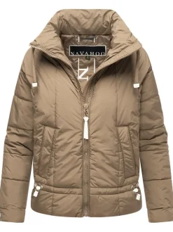 Navahoo Damen Steppjacke - Luftzauber 14 in braun