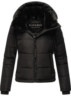 Navahoo Damen Steppjacke - Mit Liebe XIV in schwarz
