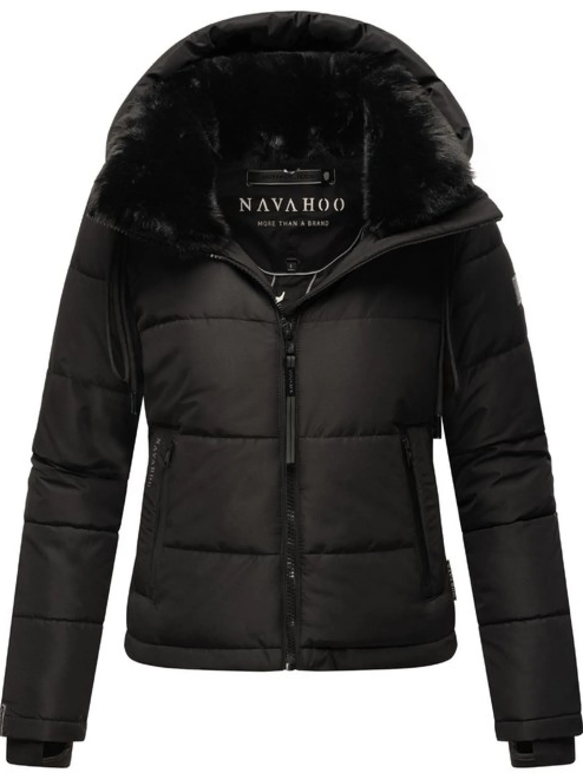 Navahoo Damen Steppjacke - Mit Liebe XIV in schwarz