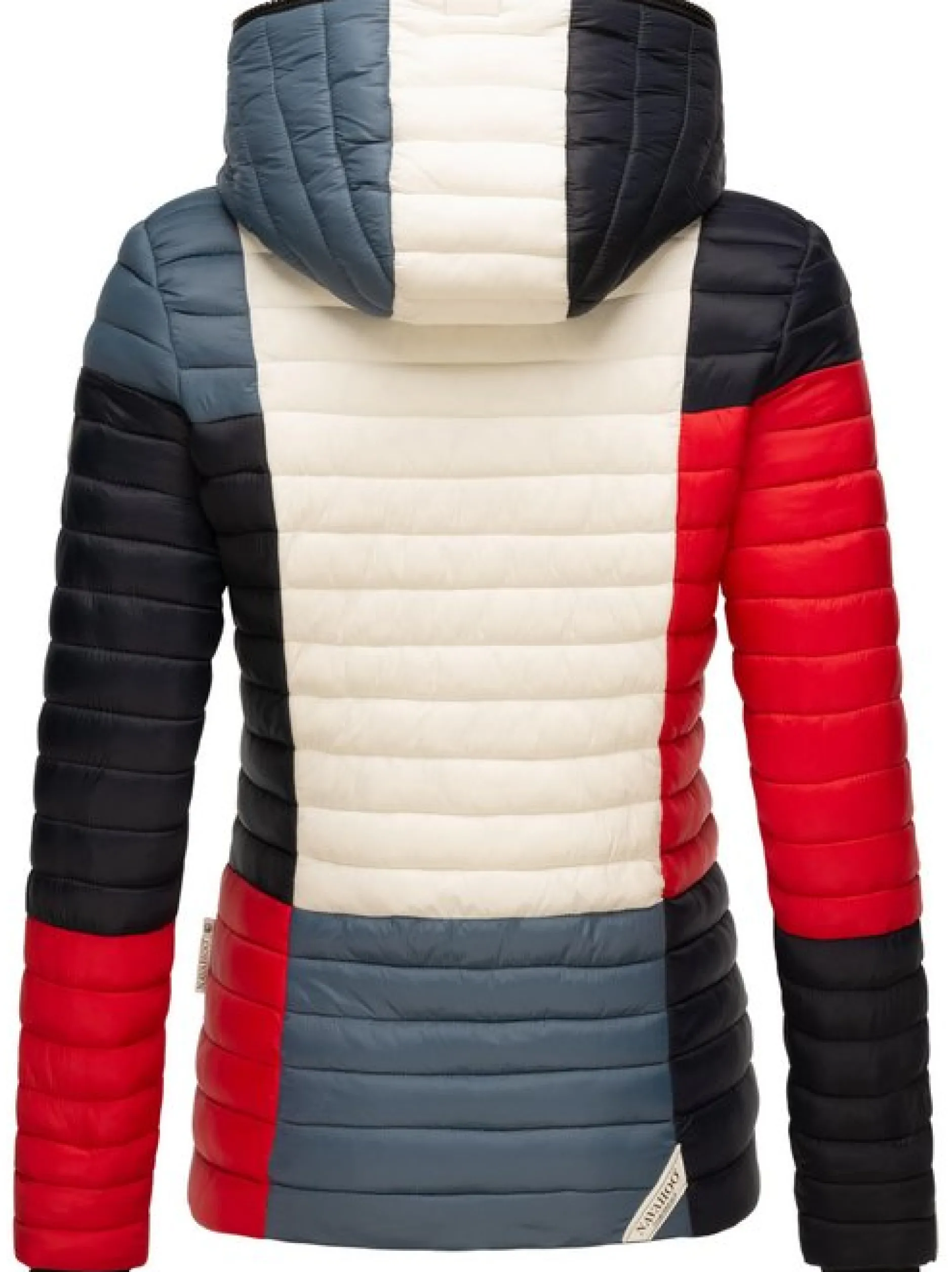 Navahoo Damen Steppjacke - Multikulti in rot