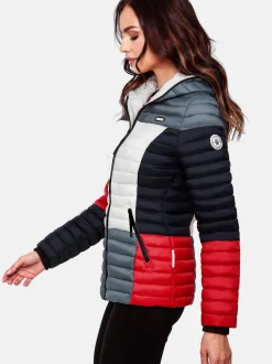 Navahoo Damen Steppjacke - Multikulti in rot