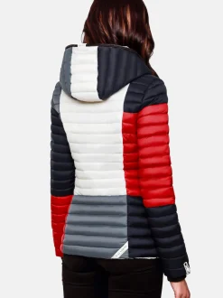 Navahoo Damen Steppjacke - Multikulti in rot