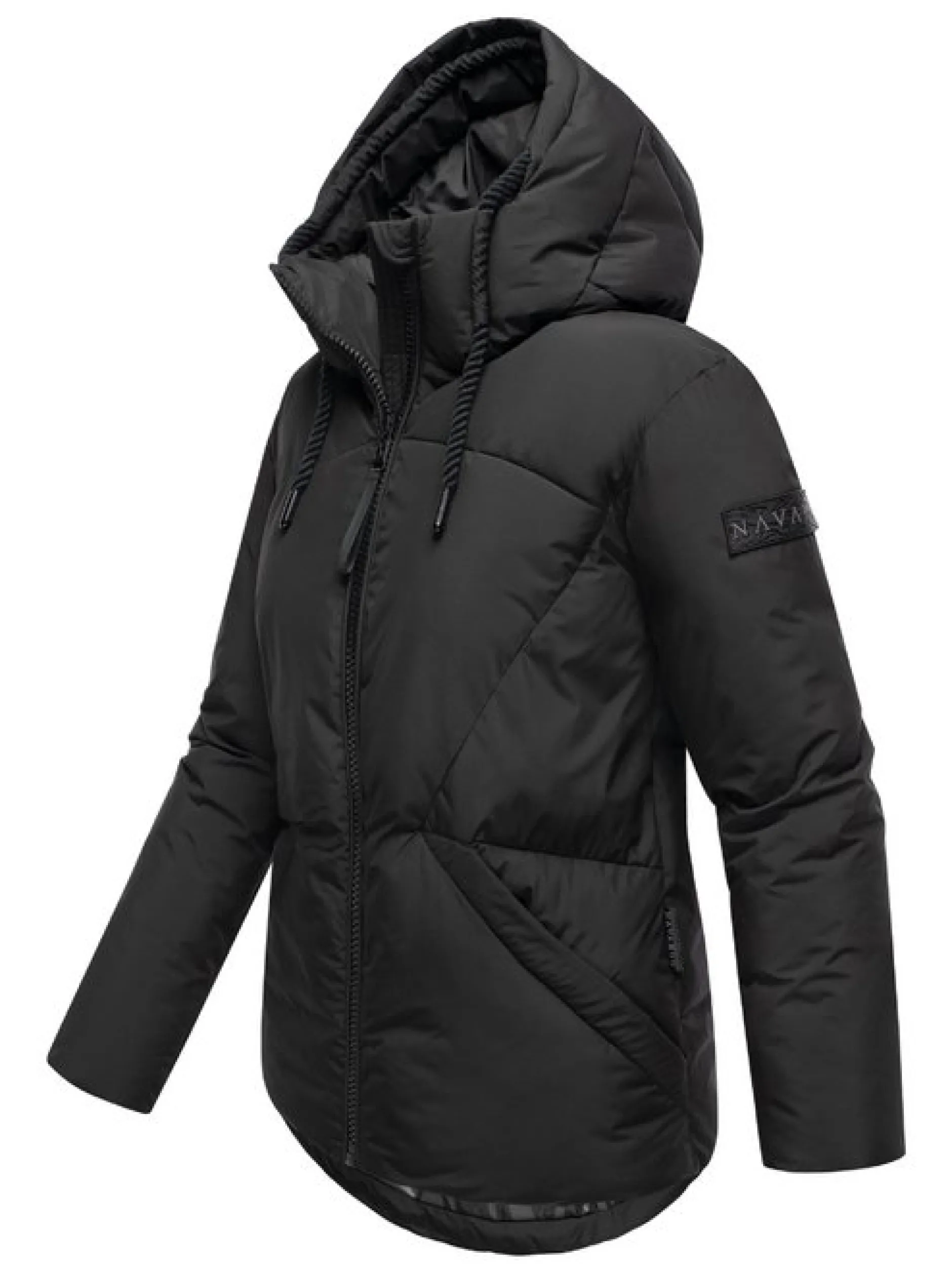 Navahoo Damen Steppjacke - Pastellzauber 14 in schwarz
