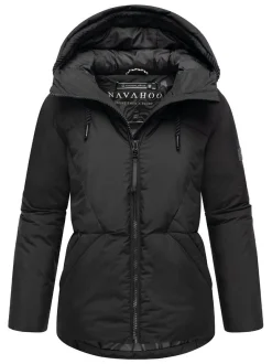 Navahoo Damen Steppjacke - Pastellzauber 14 in schwarz