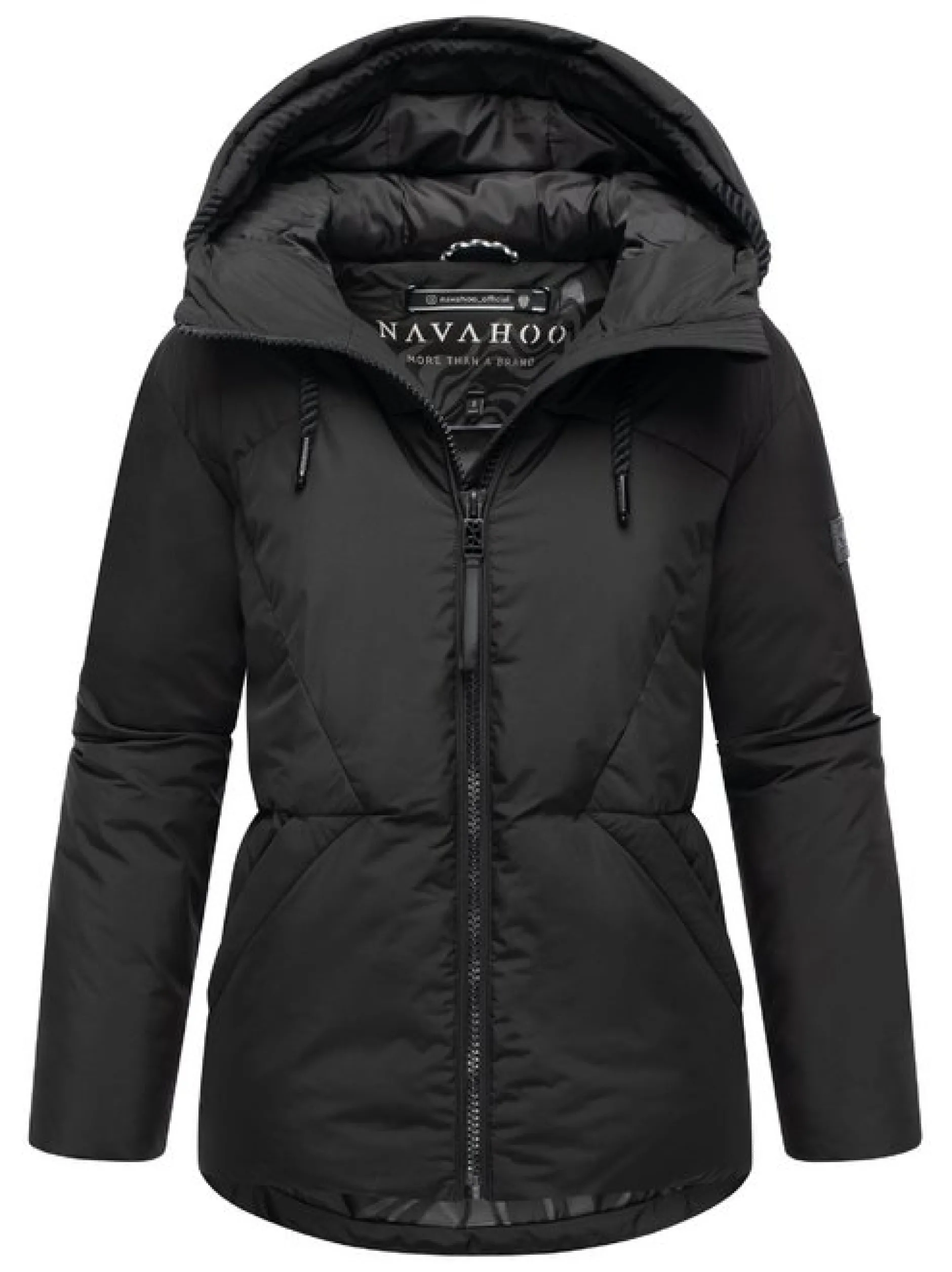 Navahoo Damen Steppjacke - Pastellzauber 14 in schwarz