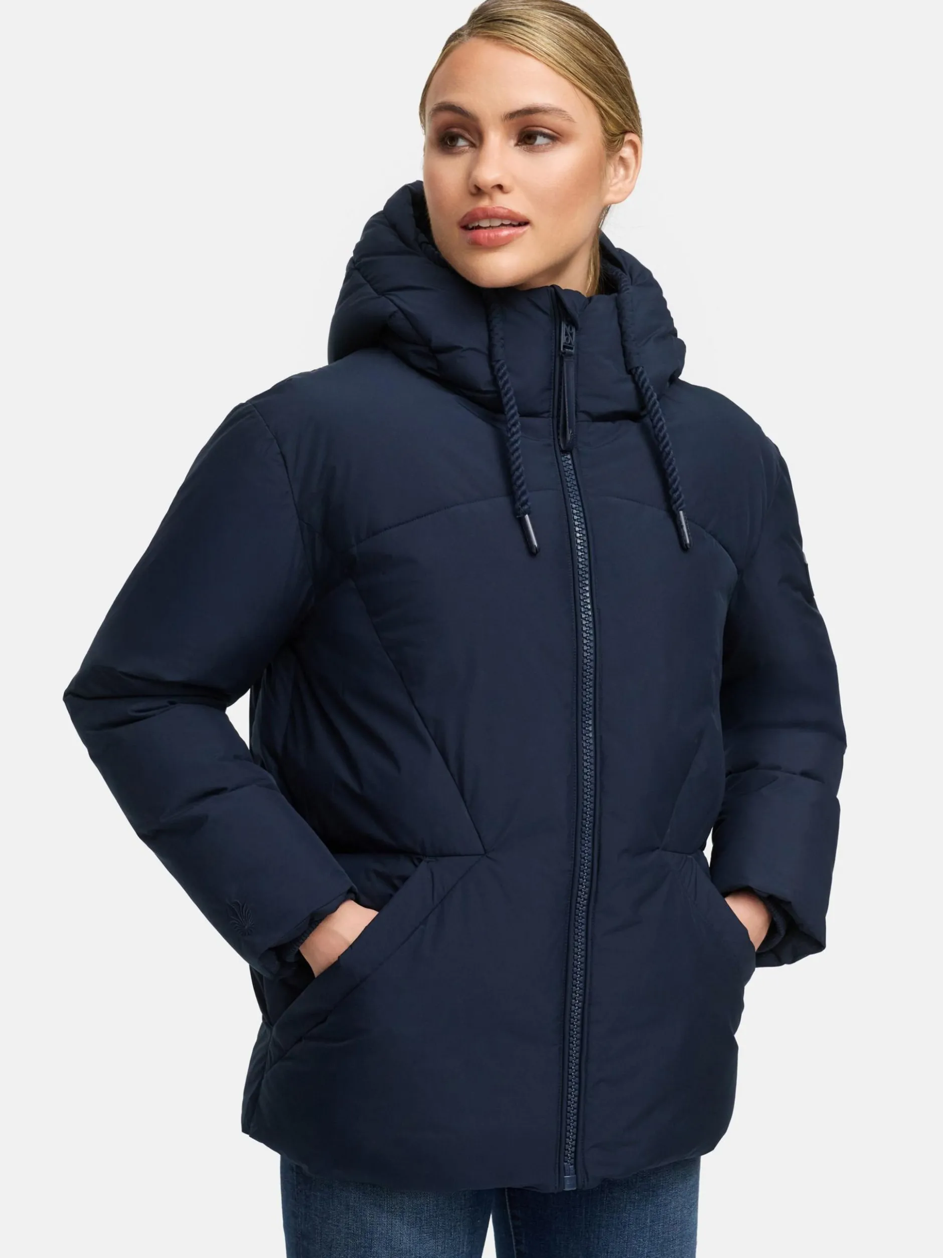 Navahoo Damen Steppjacke - Pastellzauber 14 in marine