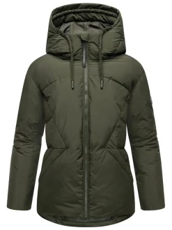 Navahoo Damen Steppjacke - Pastellzauber 14 in oliv