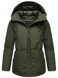 Navahoo Damen Steppjacke - Pastellzauber 14 in oliv