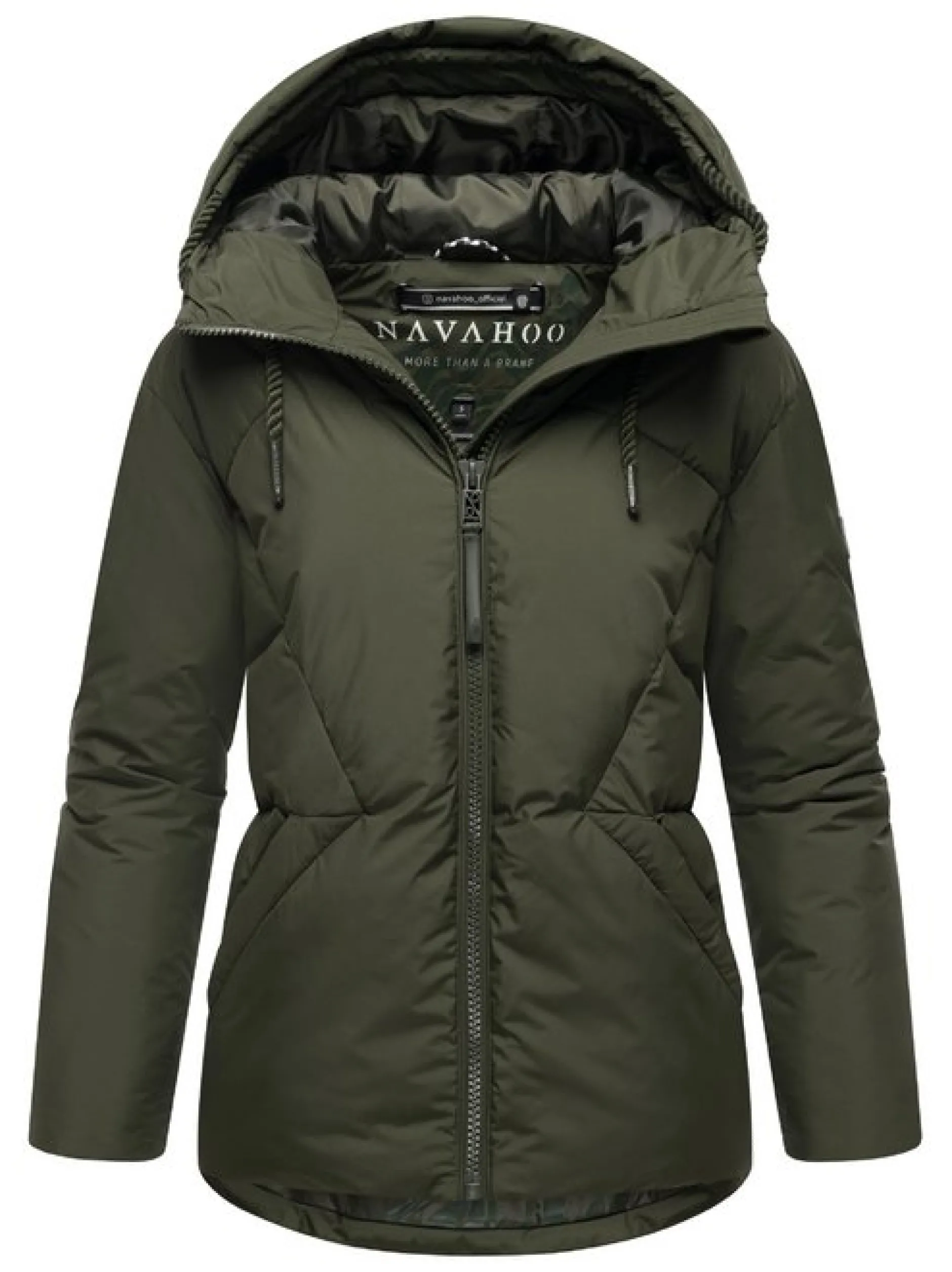 Navahoo Damen Steppjacke - Pastellzauber 14 in oliv