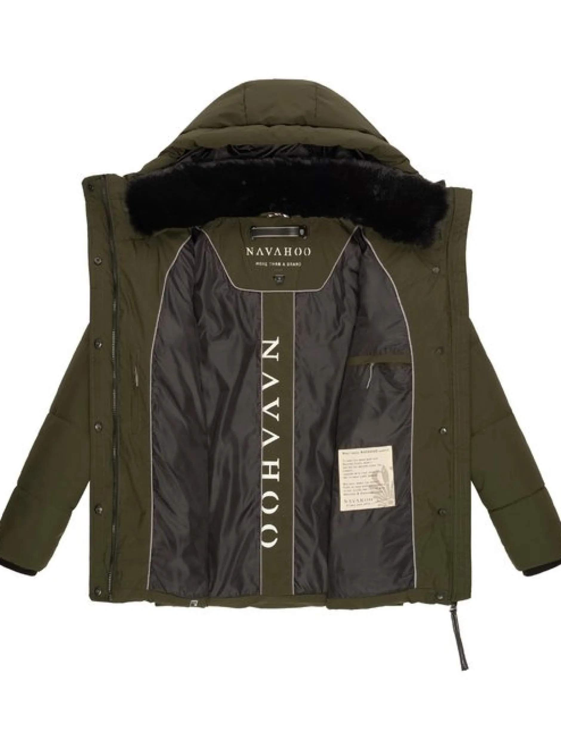 Navahoo Damen Steppjacke - Sag ja XIV in oliv