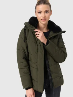 Navahoo Damen Steppjacke - Sag ja XIV in oliv