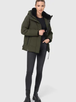 Navahoo Damen Steppjacke - Sag ja XIV in oliv