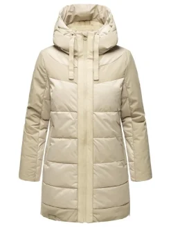 Navahoo Damen Steppjacke - Samtkätzchen in grau