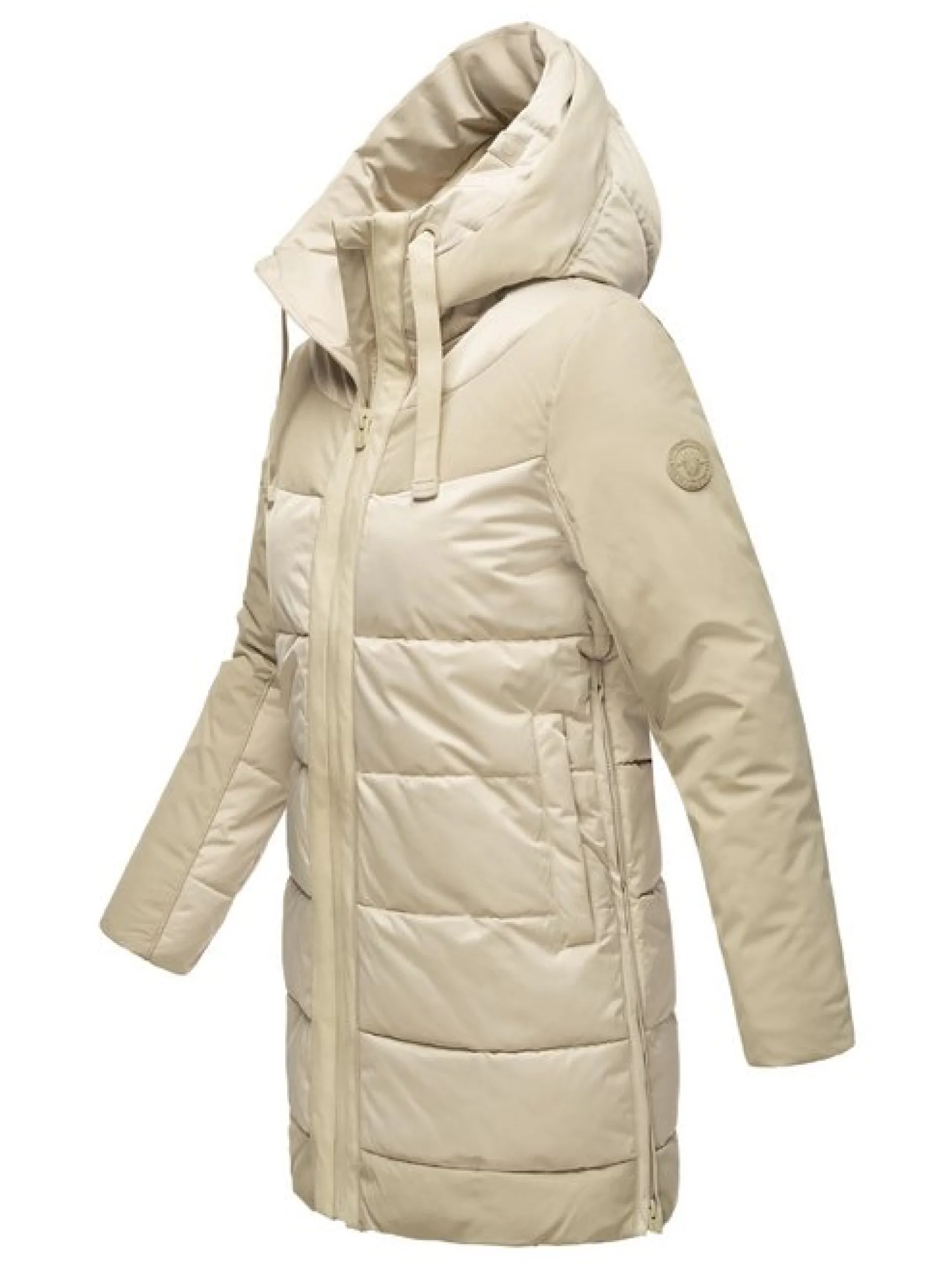 Navahoo Damen Steppjacke - Samtkätzchen in grau