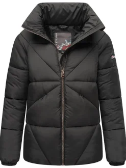 Navahoo Damen Steppjacke - Schokolinaa 14 in schwarz