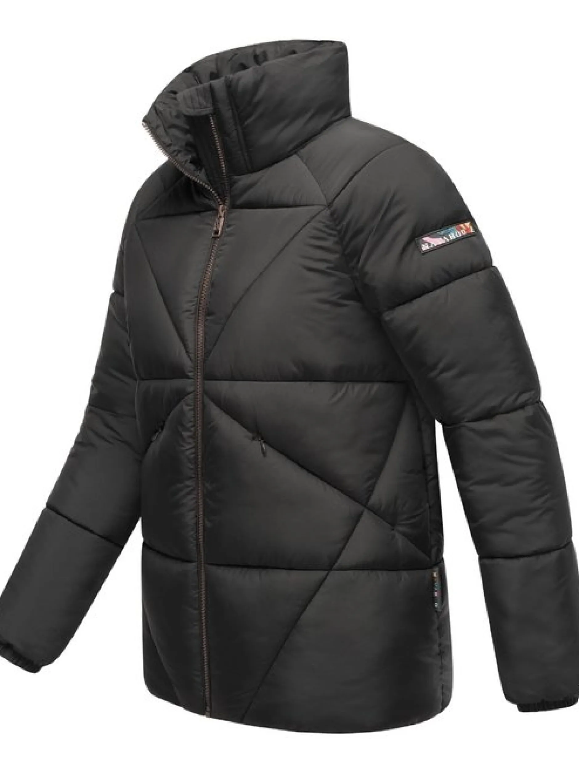 Navahoo Damen Steppjacke - Schokolinaa 14 in schwarz