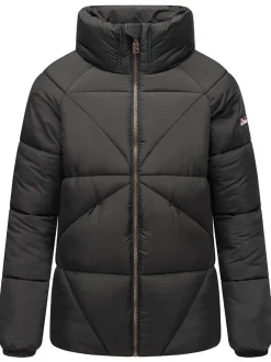 Navahoo Damen Steppjacke - Schokolinaa 14 in schwarz