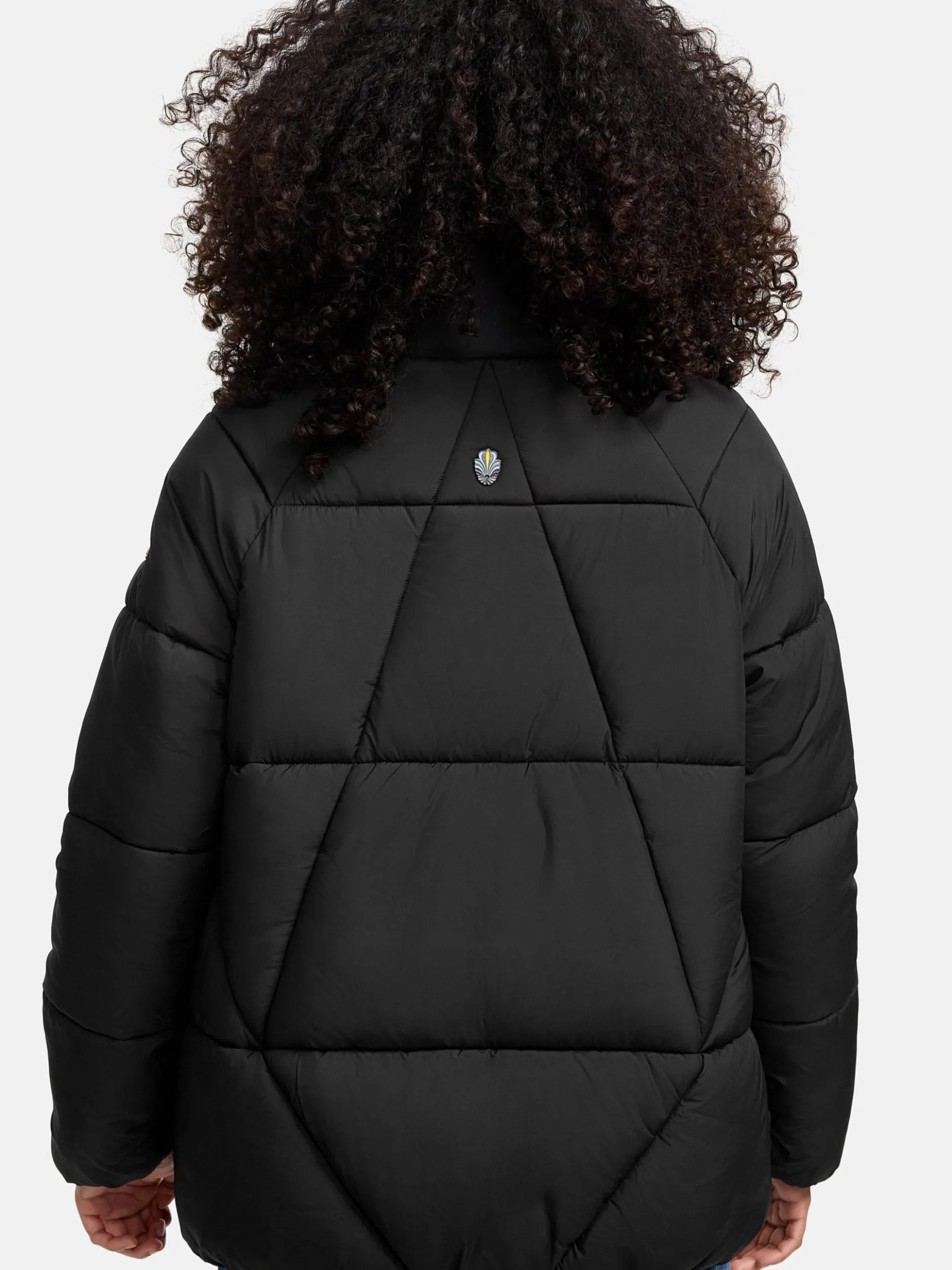 Navahoo Damen Steppjacke - Schokolinaa 14 in schwarz