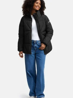 Navahoo Damen Steppjacke - Schokolinaa 14 in schwarz