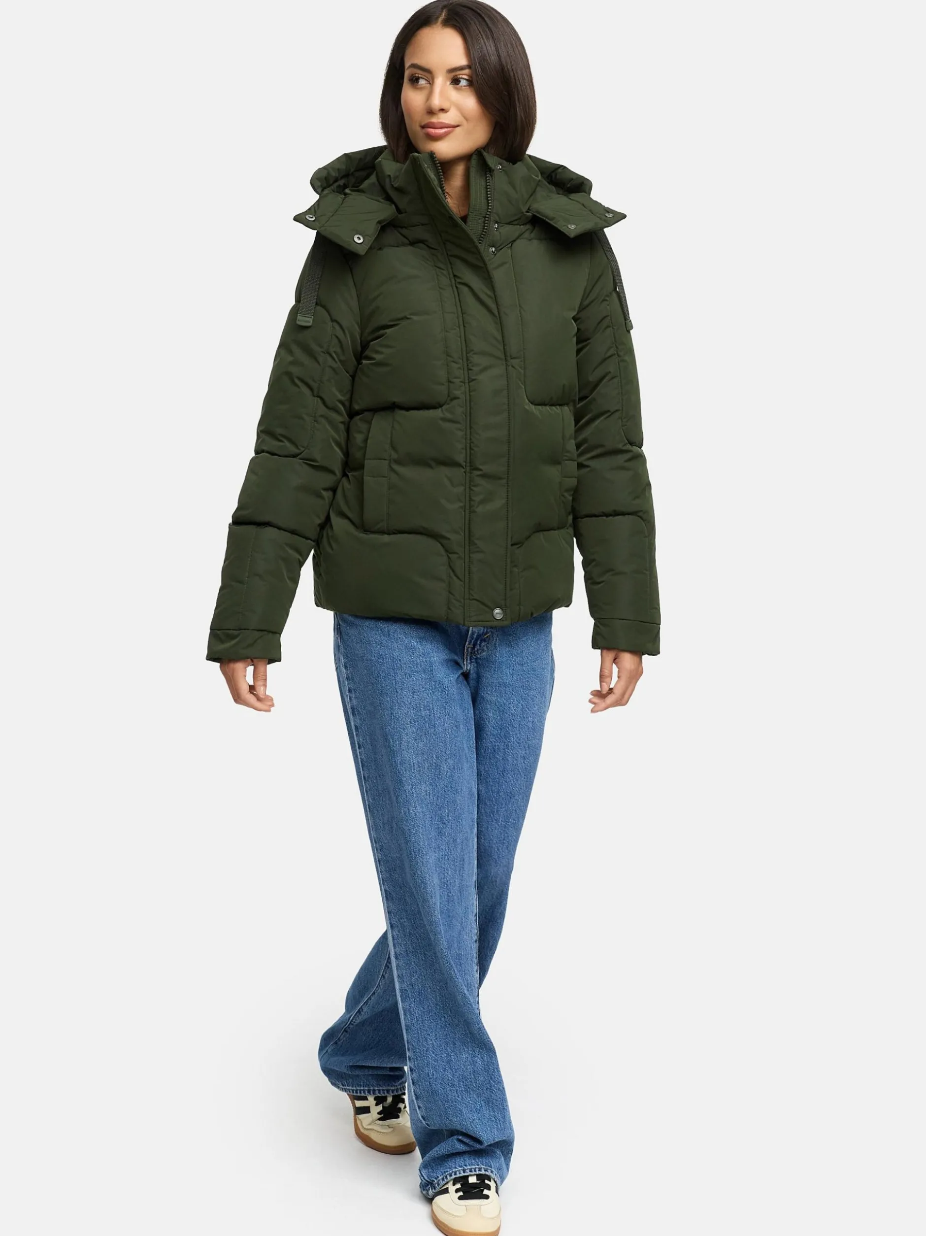 Navahoo Damen Steppjacke - Zauberlicht 14 in oliv