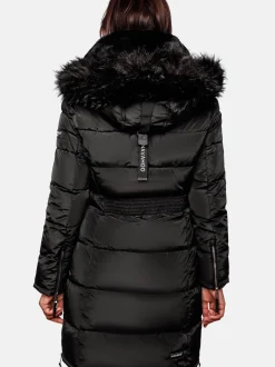 Navahoo Damen Steppmantel - Sinja in schwarz