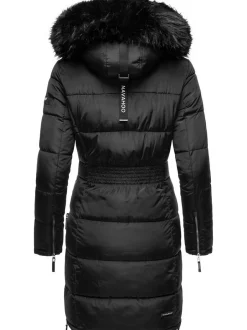 Navahoo Damen Steppmantel - Sinja in schwarz