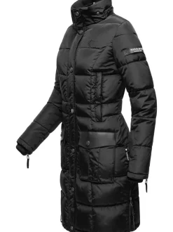 Navahoo Damen Steppmantel - Sinja in schwarz