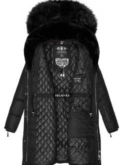 Navahoo Damen Steppmantel - Sinja in schwarz