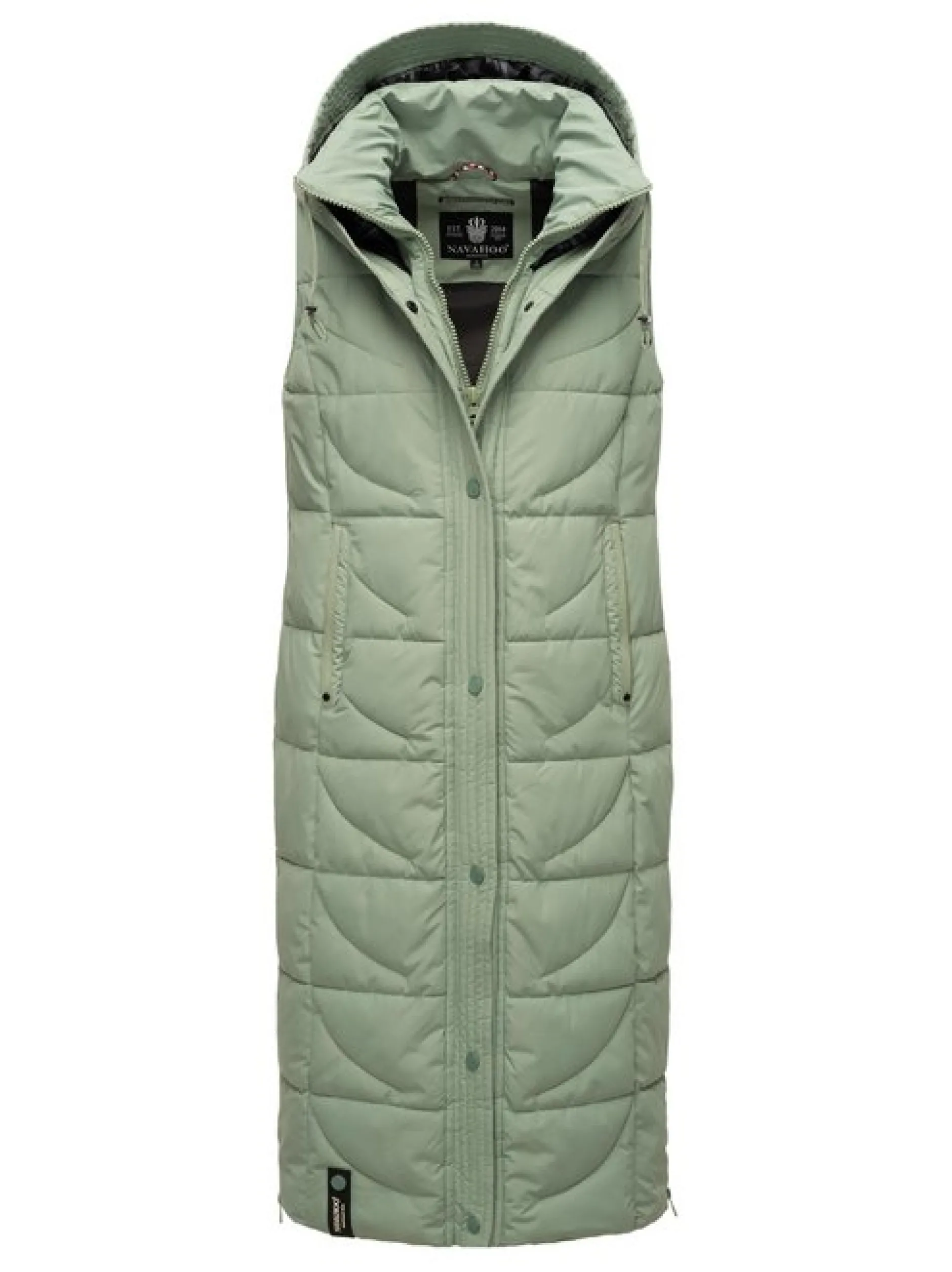 Navahoo Damen Steppweste - Brezelchen in mint