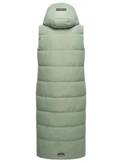 Navahoo Damen Steppweste - Brezelchen in mint