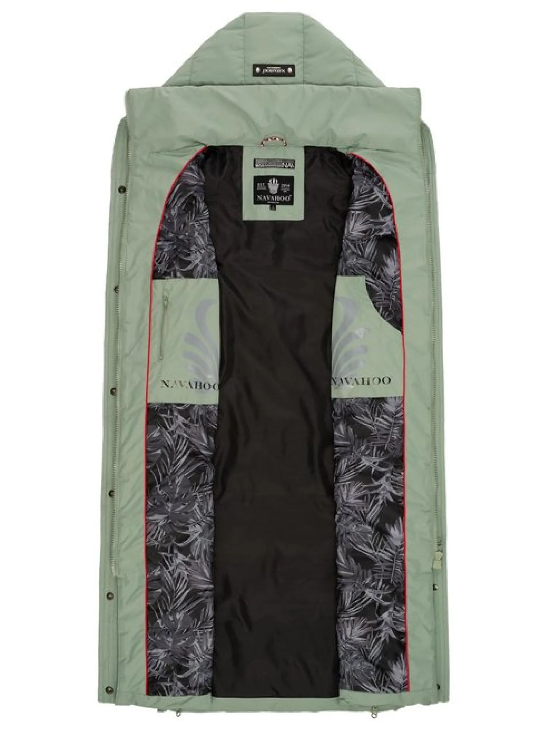 Navahoo Damen Steppweste - Brezelchen in mint