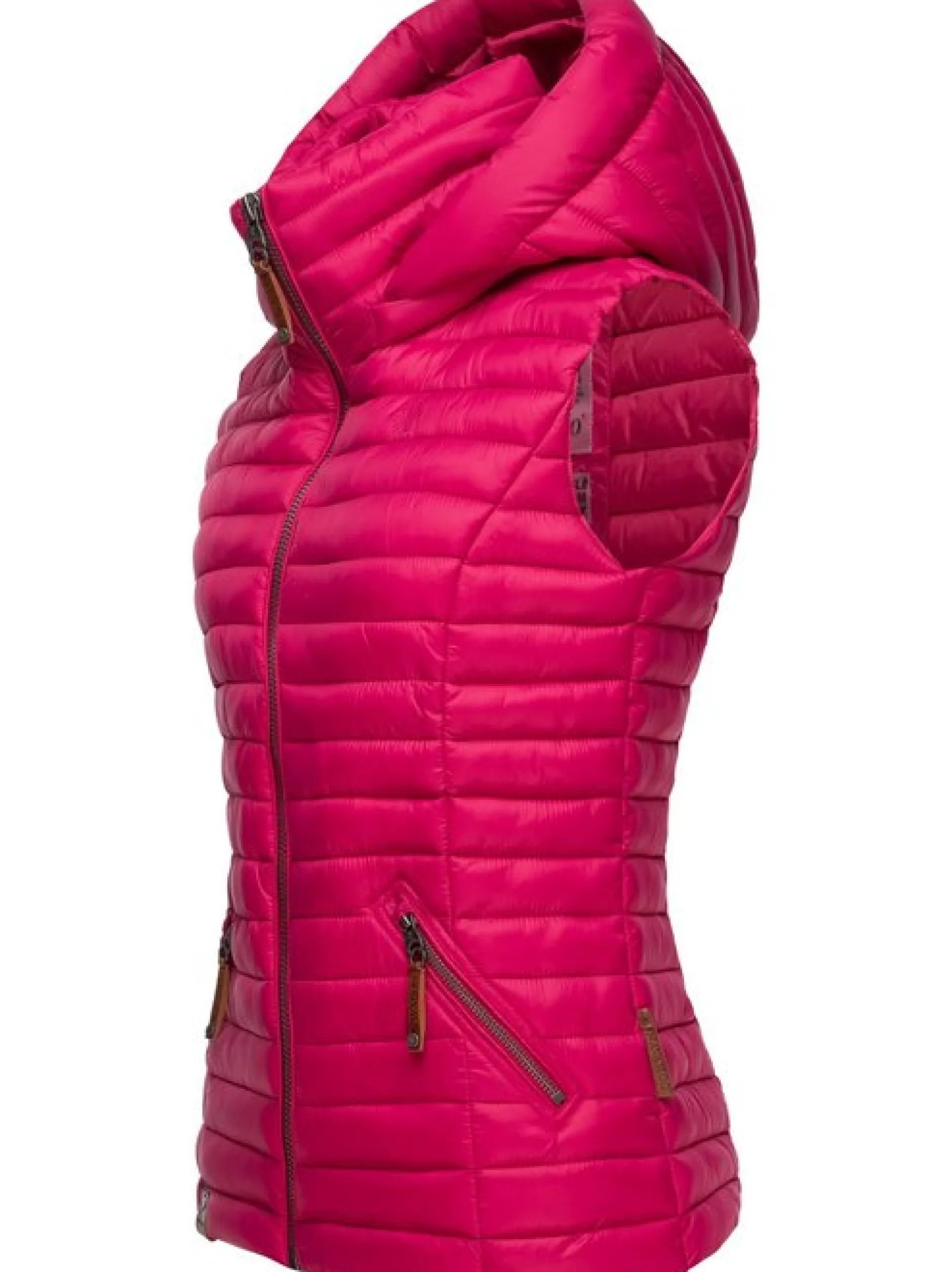 Navahoo Damen Steppweste - Shadaa in fuchsia