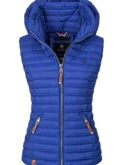 Navahoo Damen Steppweste - Shadaa in blau