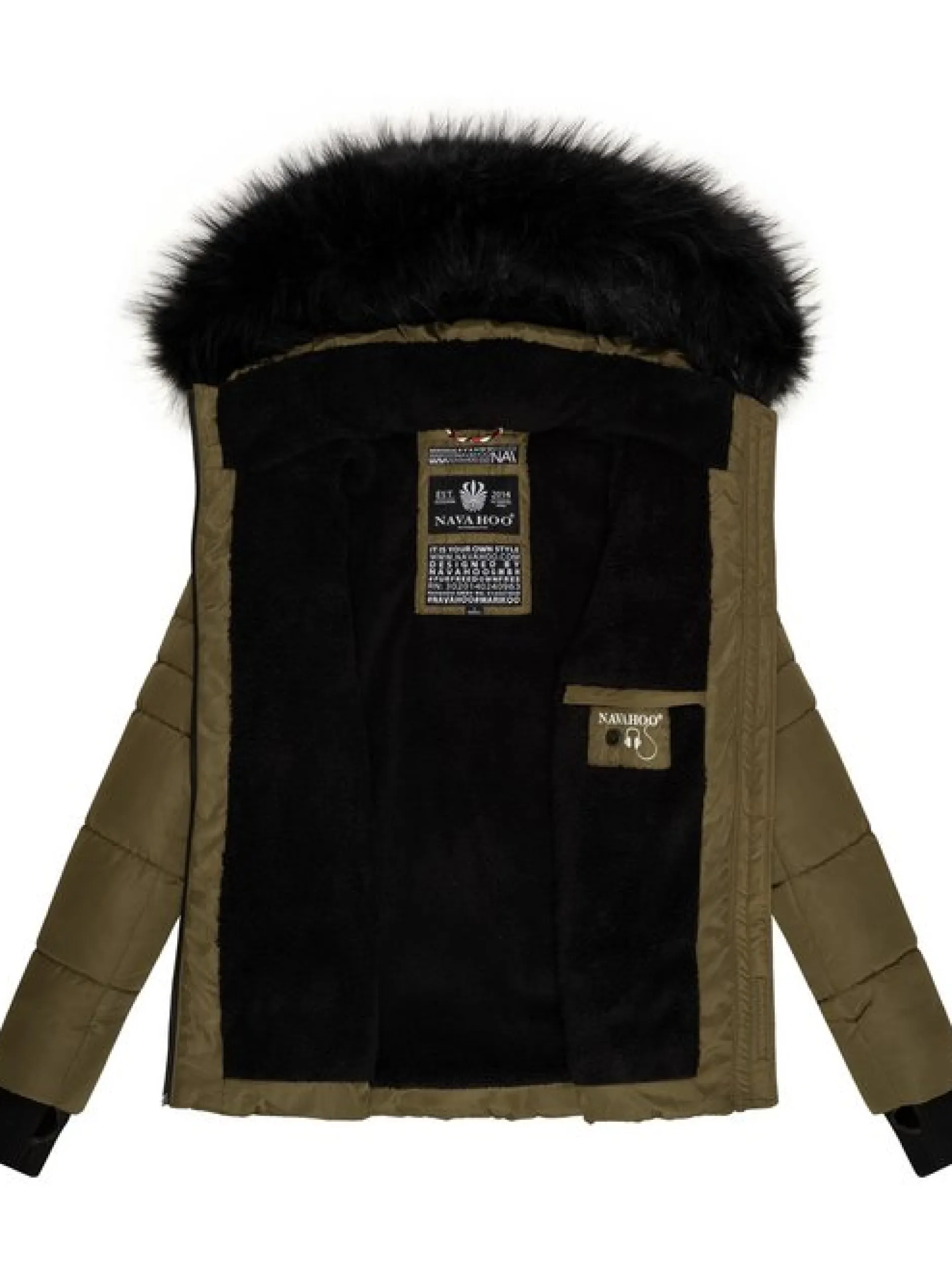 Navahoo Damen Winterjacke - Adele in grün