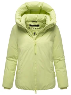 Navahoo Damen Winterjacke - Blütenlicht 14 in limone