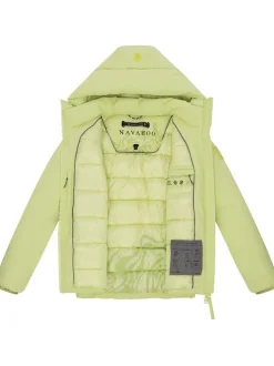 Navahoo Damen Winterjacke - Blütenlicht 14 in limone