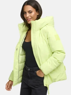 Navahoo Damen Winterjacke - Blütenlicht 14 in limone
