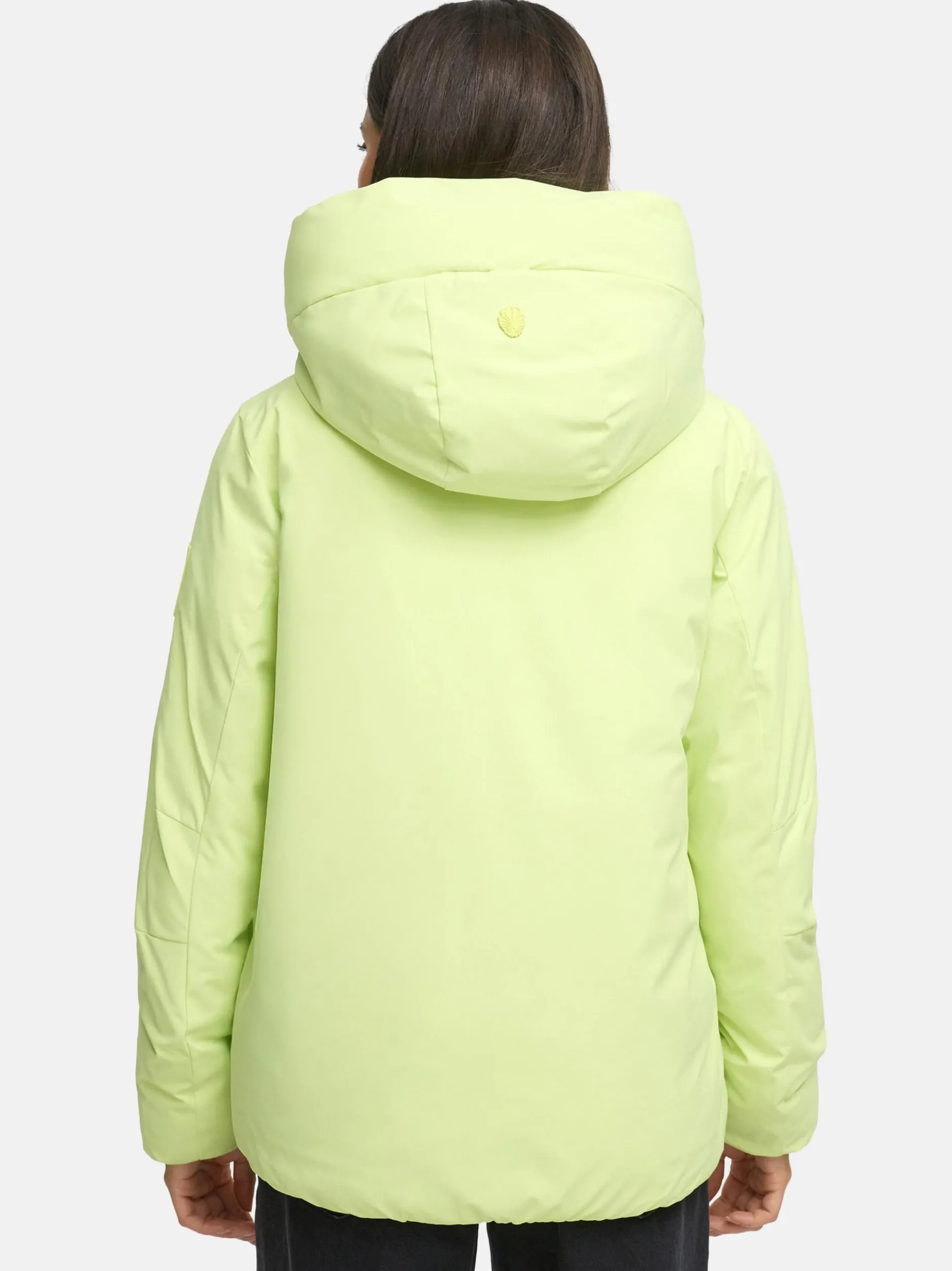 Navahoo Damen Winterjacke - Blütenlicht 14 in limone