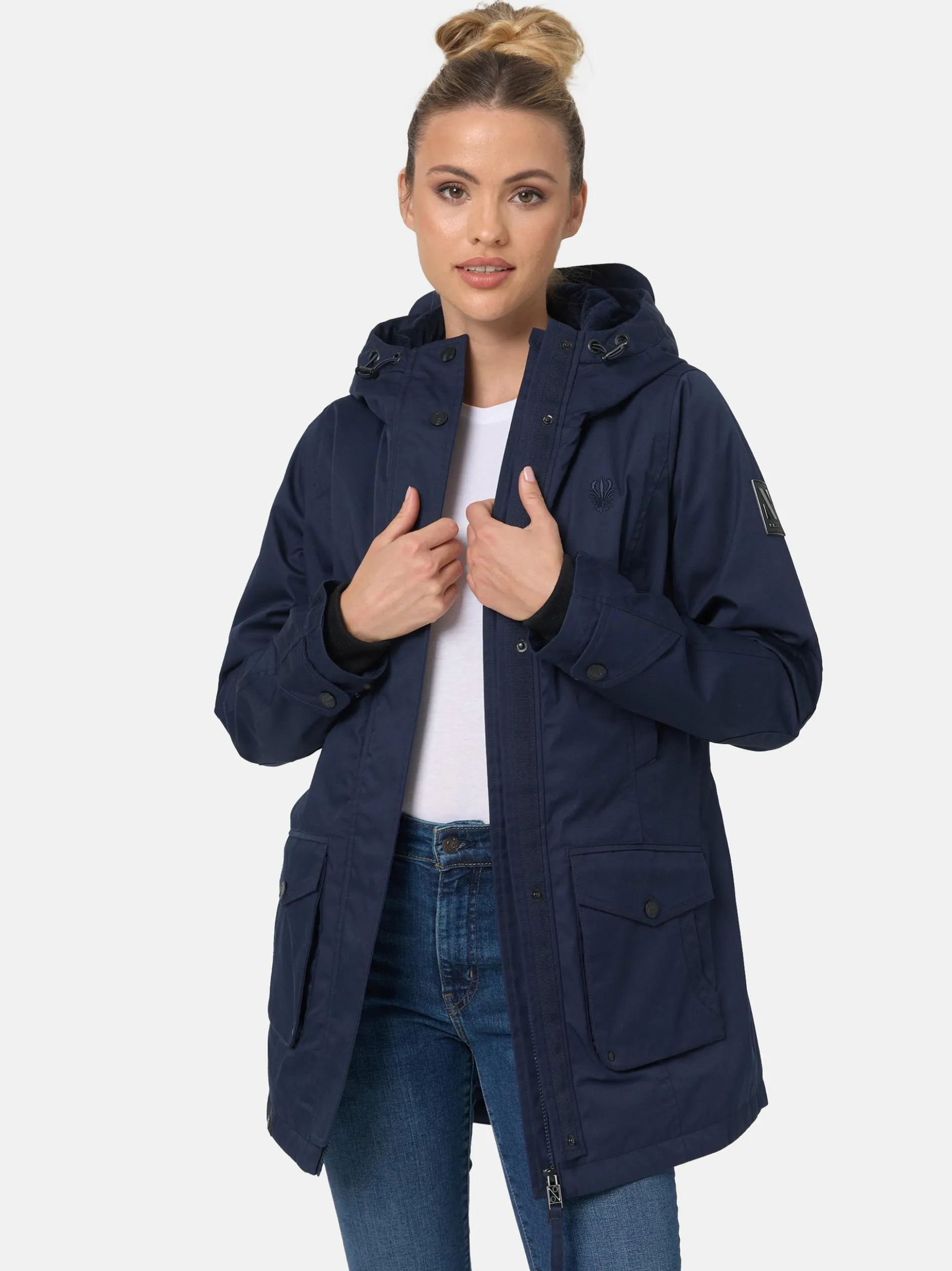 Navahoo Damen Winterjacke - Brinjaa in marine