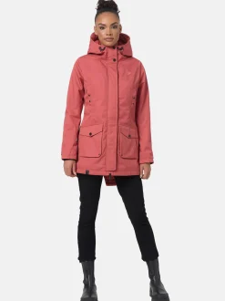 Navahoo Damen Winterjacke - Brinjaa in rot