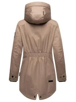 Navahoo Damen Winterjacke - Brinjaa in taupe
