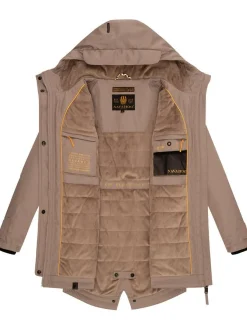 Navahoo Damen Winterjacke - Brinjaa in taupe
