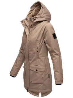 Navahoo Damen Winterjacke - Brinjaa in taupe